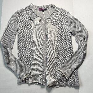 Peck & Peck Knit Open Cardigan